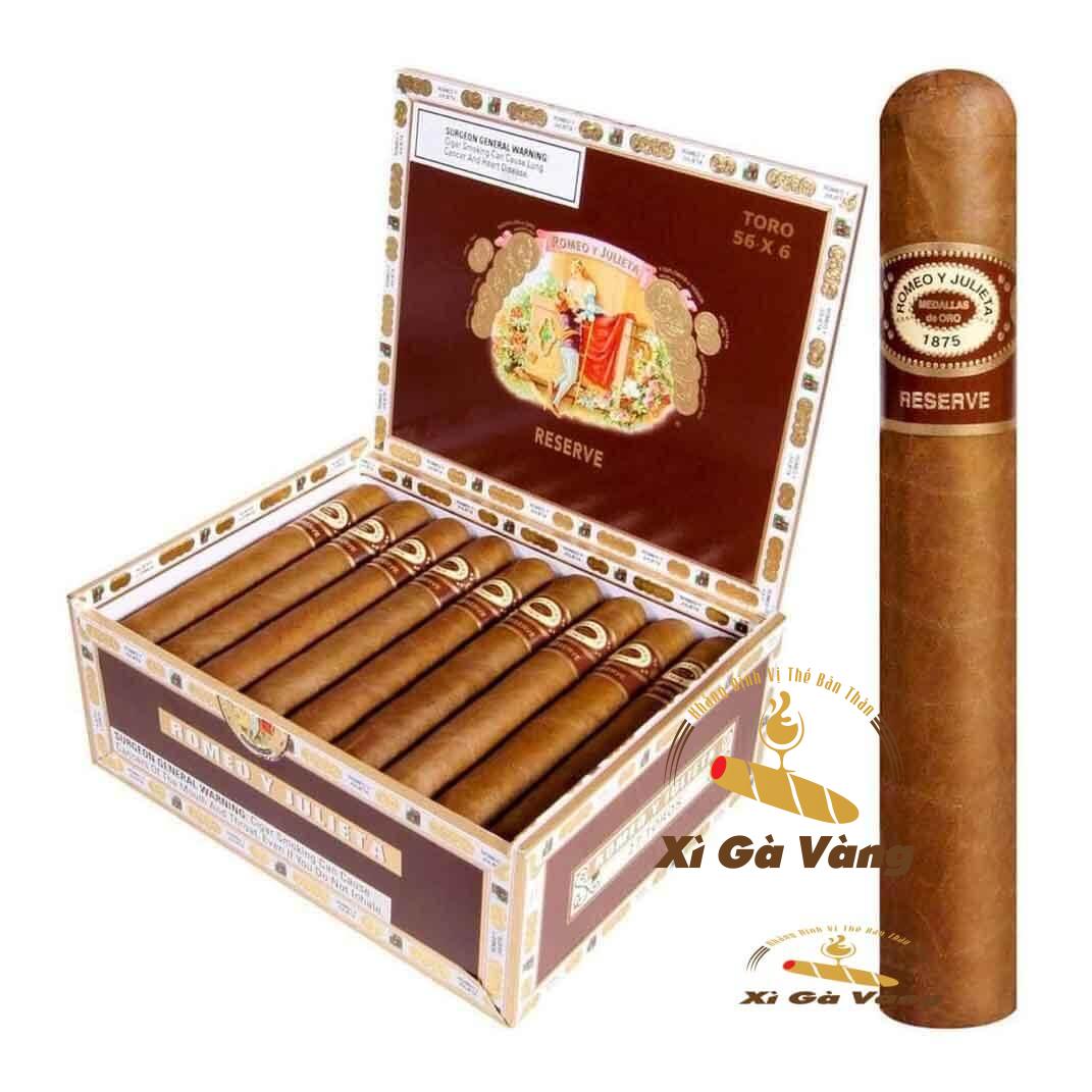Xì gà đẳng cấp Romeo Y Julieta Reserve Toro 27 điếu